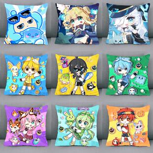 蛋仔派对逃出惊魂夜神奇艾比新款毛绒公仔抱枕学生午睡儿童小抱枕