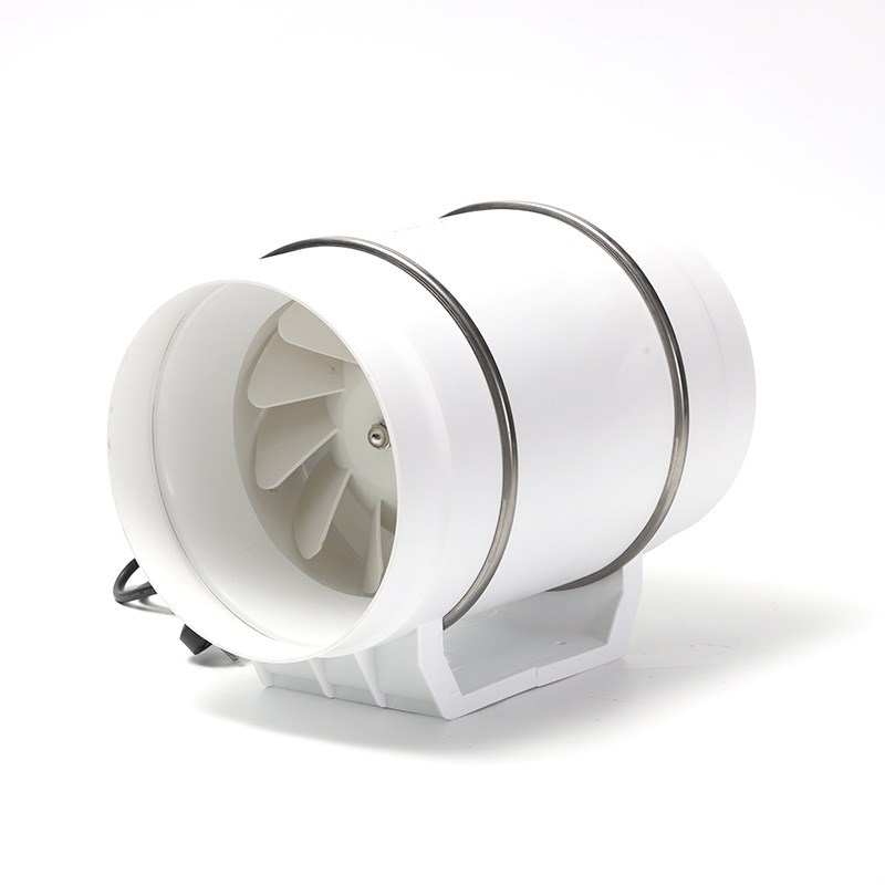 实验室防腐耐酸碱斜流风机超强吸力通风管道吸烟静音增压排风扇机