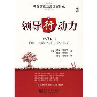 【正版书籍】 领导行动力—真正应该做什么 （英）格劳特,（英）费希布　著,赵雪,李桂芳　译 电子工业出版社