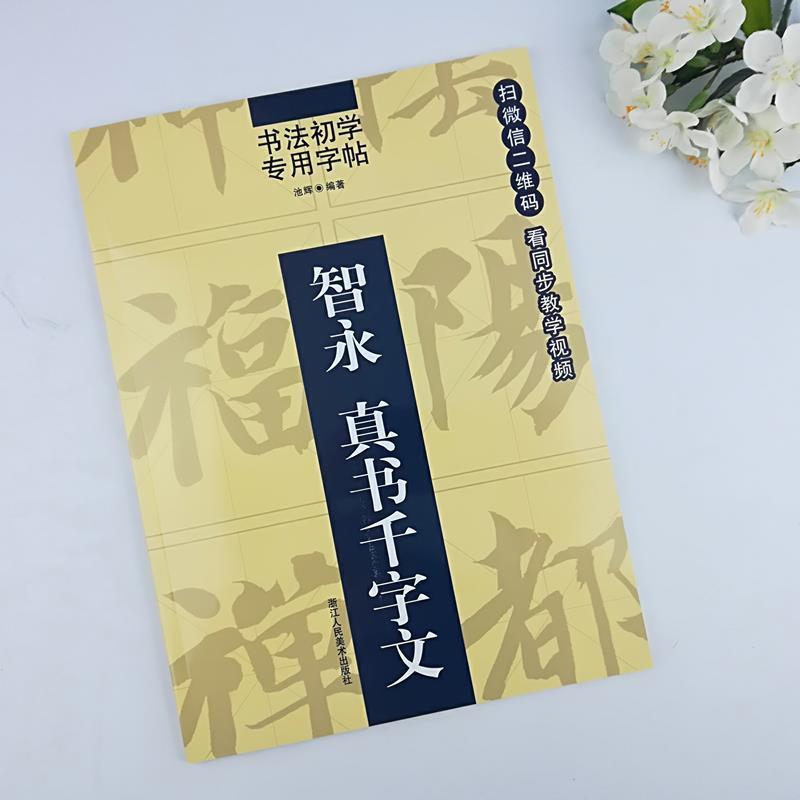 【正版书籍】 书法初学专用字帖:智永 真书千字文 池辉 著 浙江人民美术出版社