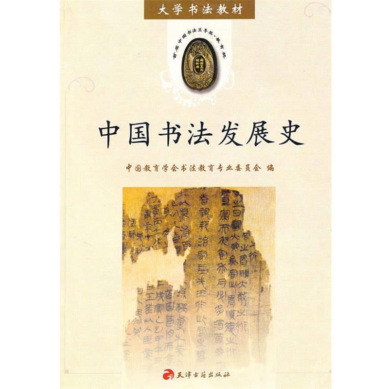 【正版书籍】 中国书法发展史 中国教育学会书法教育专业委员会 天津古籍出版社