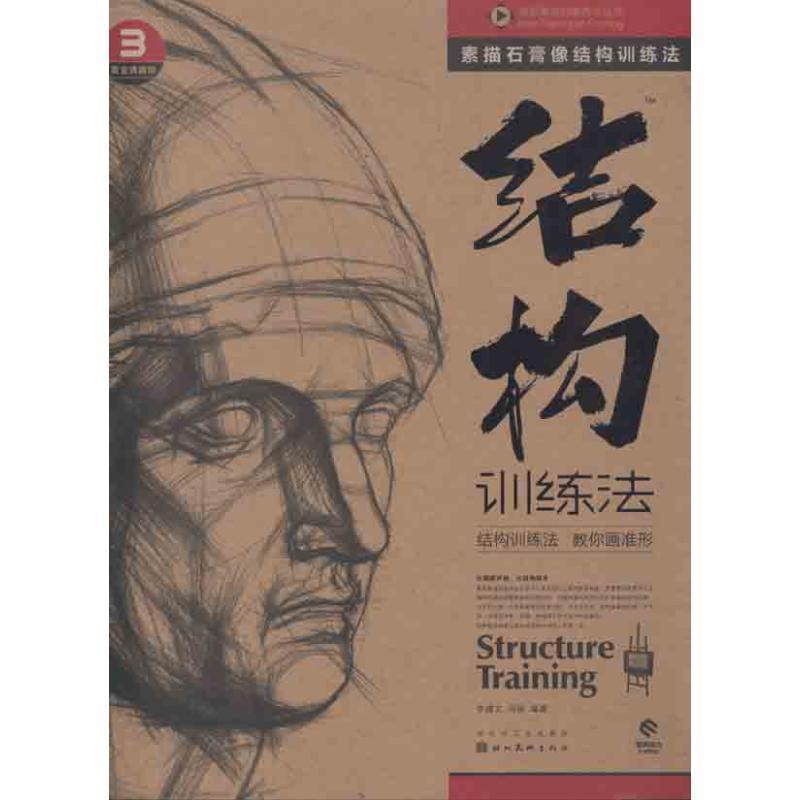 【正版书籍】 造型基础训练方法丛书 素描石膏像结构训练法 马丽 等 湖北美术出版社