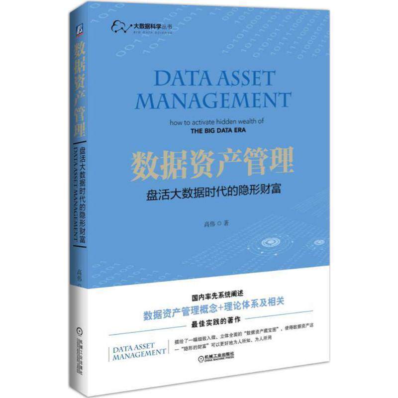 【正版书籍】 数据资产管理 盘活大数据时代的财富 高伟 机械工业出版社
