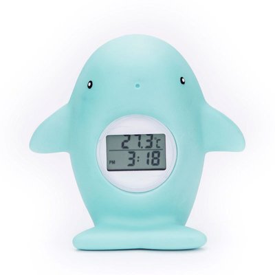 梦天源卡通鲸鱼智能电子水温计婴儿宝宝洗澡测温高清数显水温计
