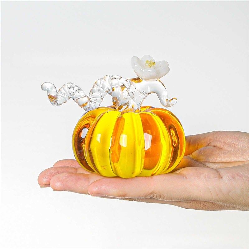 南瓜琉璃水晶玻璃镇尺小巧压纸压书创意书房摆件古风学生文房四宝,文具电教/文化用品/商务用品,镇纸,淘宝优惠券,粉丝福利购,淘宝优惠卷