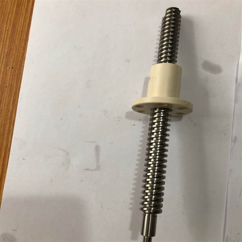 45#梯形丝杆T型丝杆粗牙丝杠梯形螺杆方C扣牙条加工tr16t2V0t30t4