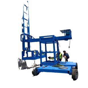 双吊篮泄水管移动平台车 泄水管台车 防撞模板台车