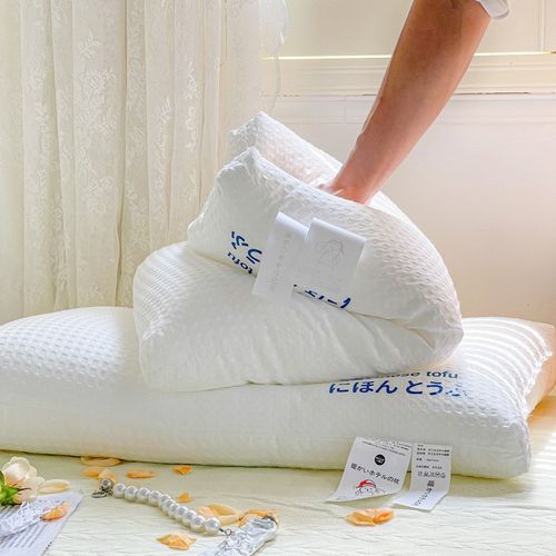 日本超软单人枕头家用学生宿舍3D超细纤维枕芯礼品枕跨境出口