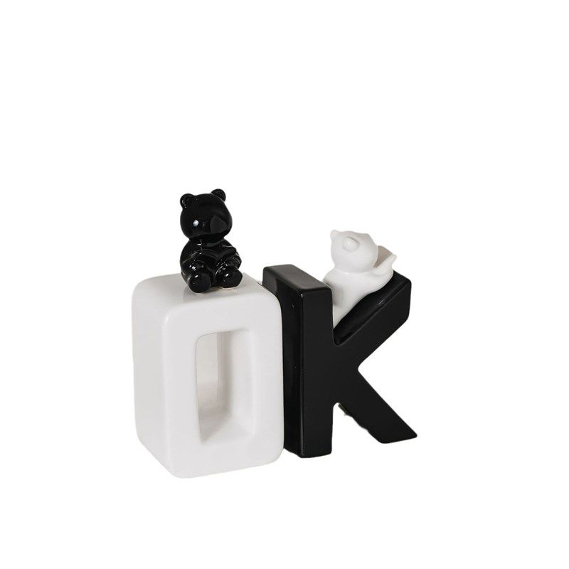 创意字母书立书档摆件现代轻奢酒柜摆件客厅电视柜儿童房书房装饰