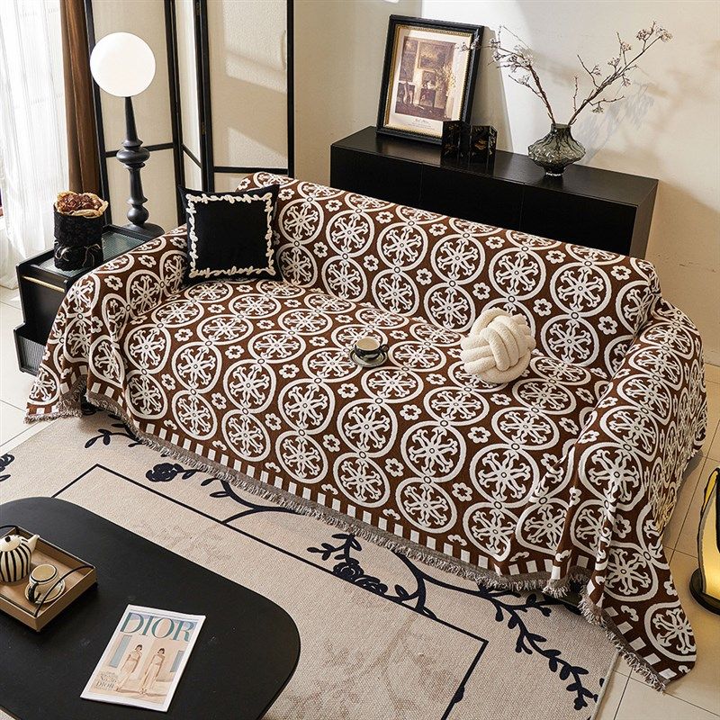 轻奢高级四季通用雪尼尔沙发巾盖布防滑百搭套罩家用沙发盖毯罩巾,居家布艺,沙发套,淘宝优惠券,粉丝福利购,淘宝优惠卷