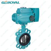 电动中线软密封蝶阀 不锈钢 阀门厂家 电动调节蝶阀 GEROYAL精欧