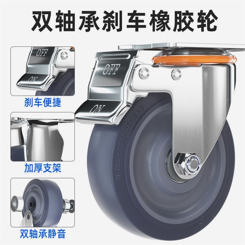 德国进口米想平板车拉货小推车可折叠搬运车小拉车便携家用拖车静