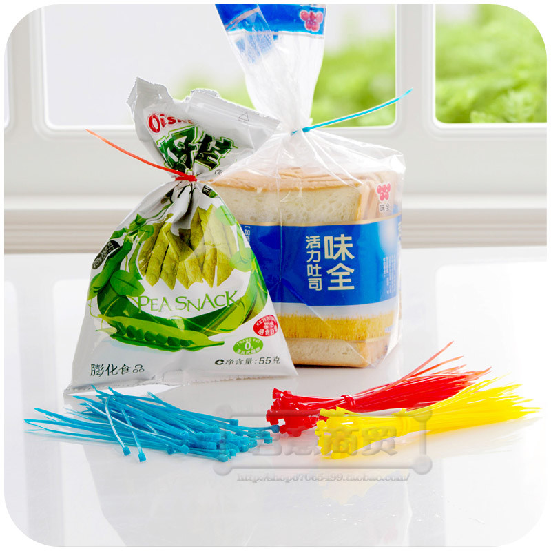 居家家 自锁式食品扎带 包装封口带 多功能电线包扎条50根K2358,模玩/动漫/周边/娃圈三坑/桌游,桌游配件/卡套/保护膜,淘宝优惠券,粉丝福利购,淘宝优惠卷