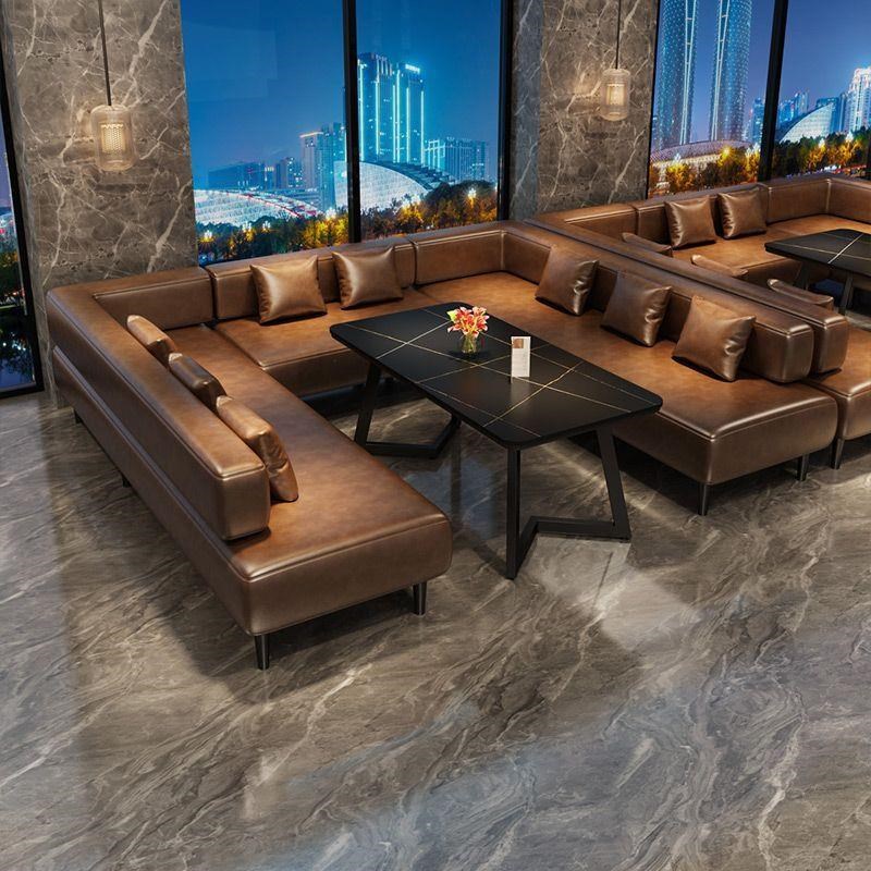 复古工业风酒吧卡座沙发小酒馆音乐餐吧清吧咖啡西餐厅休息区桌椅