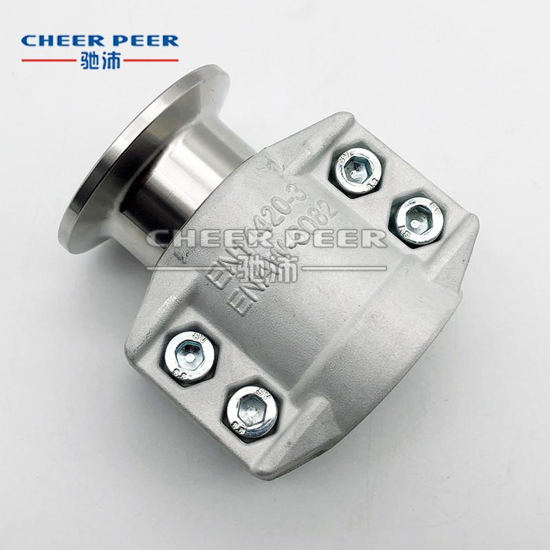 正宗304卡盘快装接头2寸铝抱箍扣压皮管TC卡盘接头食品不锈钢接头