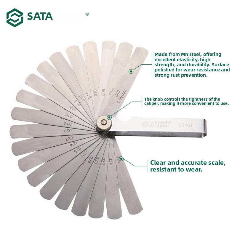 石达压力表不锈钢高精度阀门间隙计0.02-1.0mm厚度计