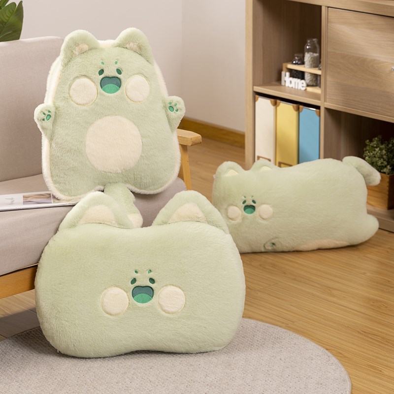 艾斯德新款嘟嘟喵抱枕记忆棉枕头床头靠垫客厅沙发靠枕久坐护腰枕