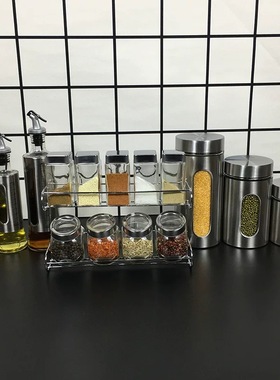 样板房厨房摆件装饰品现代简约橱柜调味罐储物罐油壶套装家居创意