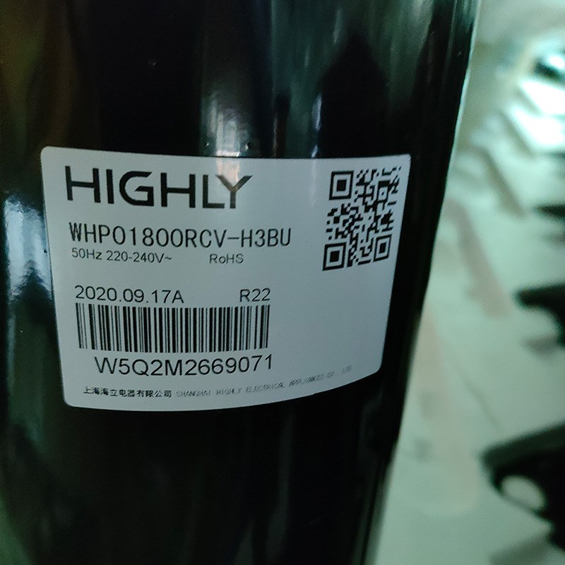 工业油冷机配件空调制冷挂件1匹2匹3P空气能热泵冷暖单冷压缩机