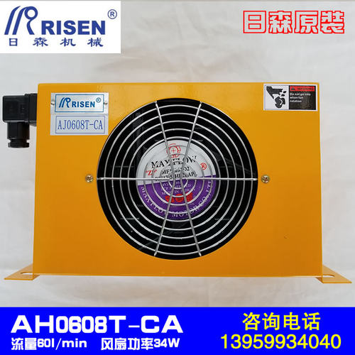 Risen日森风冷却器油冷却AJ0608T油散热换热器风机60升AH0608T