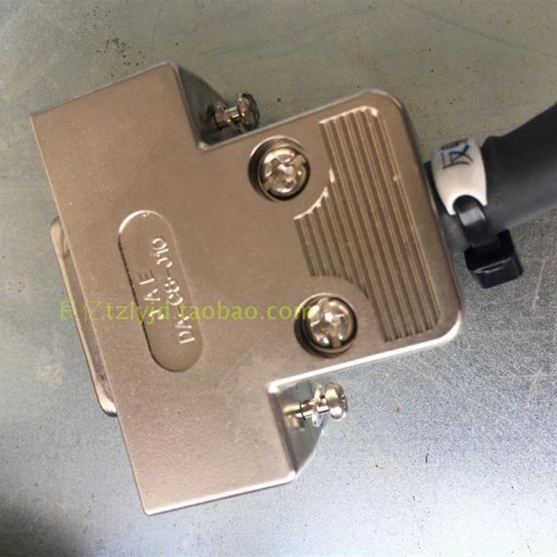 二手日本JAE 15芯连接器 DA-C8-J10 DA-15P 15孔母插头15针公插头