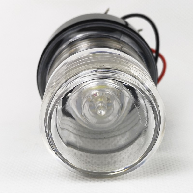 船用游艇LED光源12V-24V5W环照灯白光透明灯罩信号灯HX2036正品