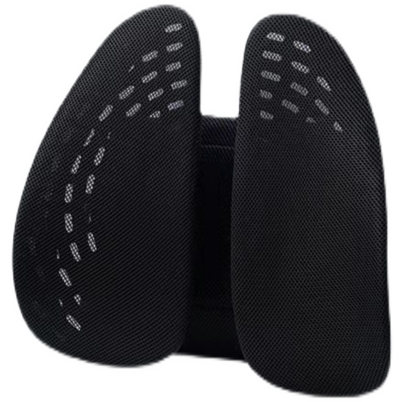 汽车腰靠黑色透气气动办公室护腰靠背垫司机座椅车用腰垫腰枕车载