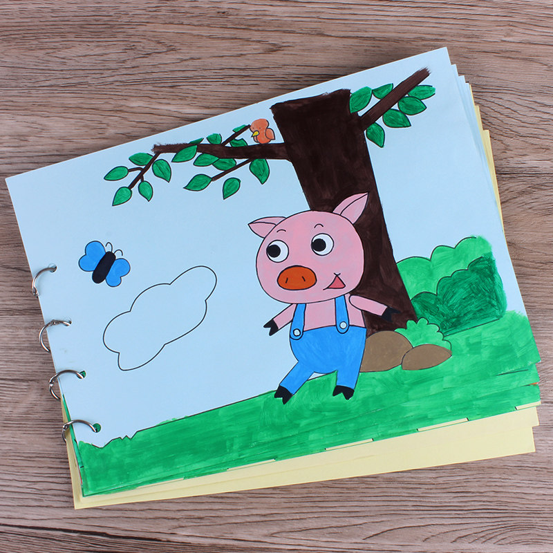 英语 自制绘本手工di材料包制作儿童英文故事书幼儿园亲子图书,玩具/童车/益智/积木/模型,手工创意粘贴类,淘宝优惠券,粉丝福利购,淘宝优惠卷