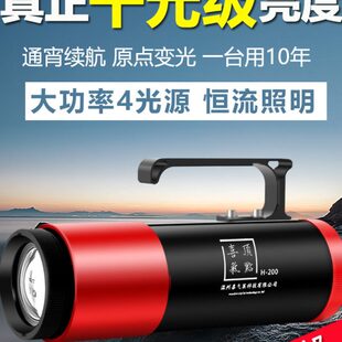 顶点夜钓灯激光炮钓鱼灯超亮强光蓝光灯暖黄黑坑钓灯垂野钓大功率