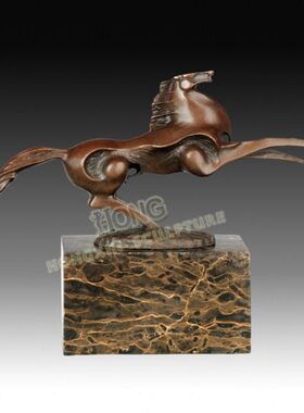 铜雕AL310小飞马客厅摆件办公室家居软装饰品现代铜工艺礼品包邮