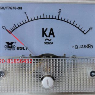 指针交流电流表85L1-3KA 3000/5A 4KA 5KA 85L1-KA GB/T7676-98