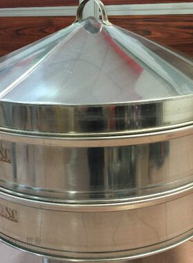 SC商用不锈钢蒸笼56CM冲孔白钢大蒸笼屉冲孔蒸笼汤包蒸笼身足尺寸