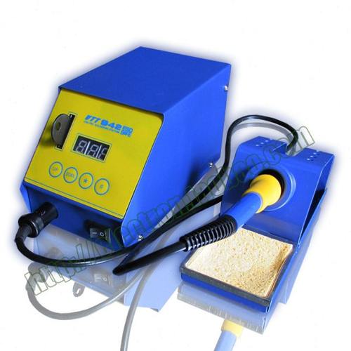 无铅智能插卡电焊台 防静电VTT942智能数显恒温电烙铁 90W功率