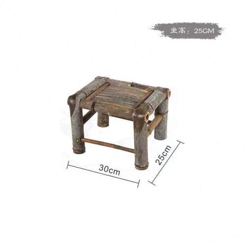 竹编小方凳子跳舞竹凳竹台茶桌工厂传统无靠背竹椅泡茶凳老式舞具