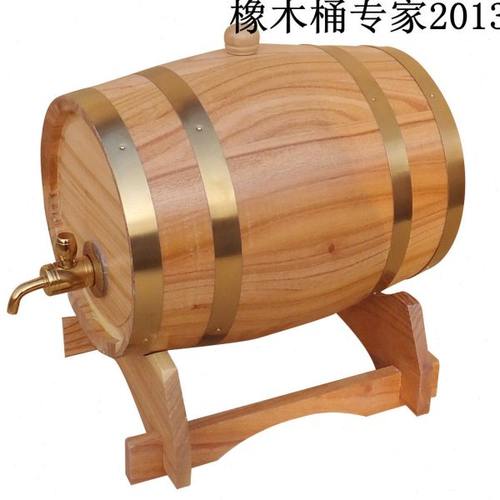 15L橡木桶酒桶15升木桶红酒葡萄酒橡木酒桶啤酒桶装 木质家用酒桶