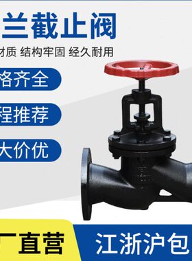 J41T-16/J41W-16法兰截止阀铸铁高温蒸汽截止阀DN40 50 65 80 100
