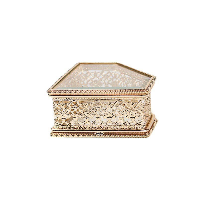 镂空折纸玻璃瓶幸运星成品装爱心珠宝罐瓶子的首饰盒现货