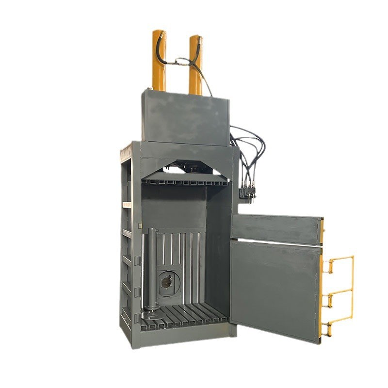 小型立式液压打包机电动刨花锯末秸秆废旧金属易拉罐家用压缩设备