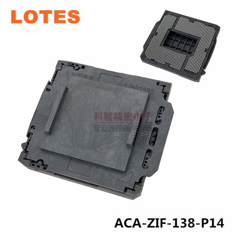 Lotes嘉泽原装连接器  LGA1150 CPU座子卡槽 ACA-ZIF-138-P14现货