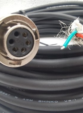 Amp henol RT0W6106NH03 2052 10-6S插头线长4*0.3 12M单头裸线