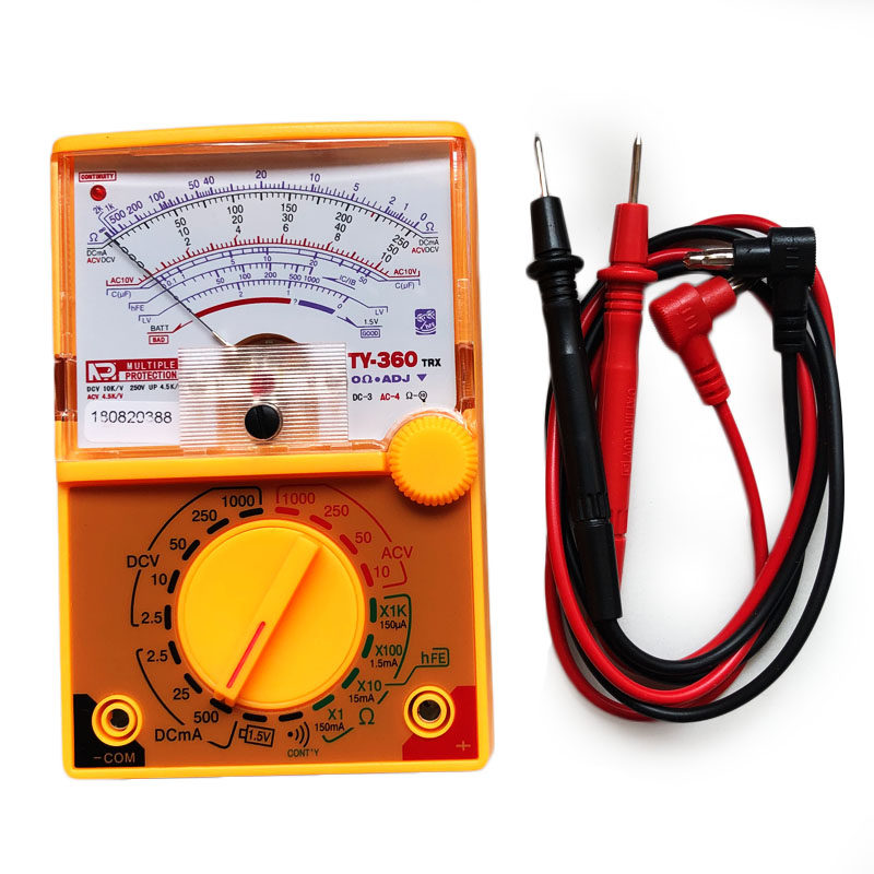正品南京天宇TY360小型指针万用表 便携式指针表 指针式 万能表