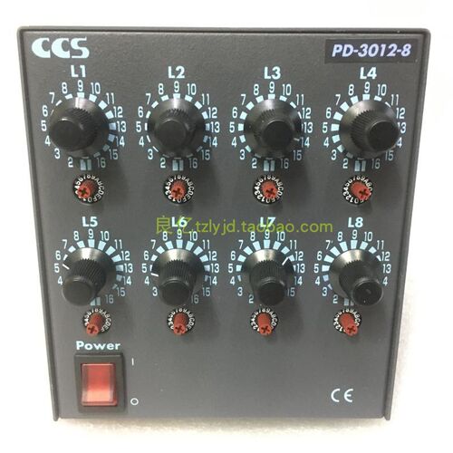 二手包好 日本CCS PD-3012-8(CE) 8路 12V 28W LED可调光源电源