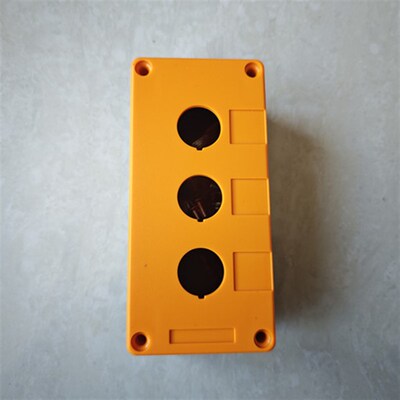 3孔位XB2三孔LA38塑料控制按钮盒子XAL-B03急停开关BX3-22mm