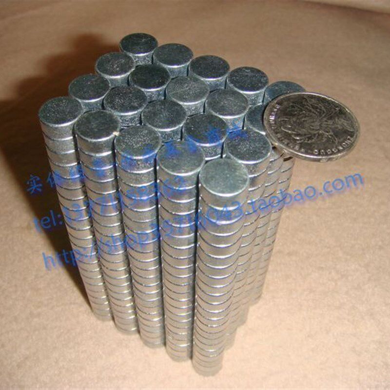 冲冠 稀土永磁王 钕铁硼强磁 磁疗磁石 圆形D12x2mm