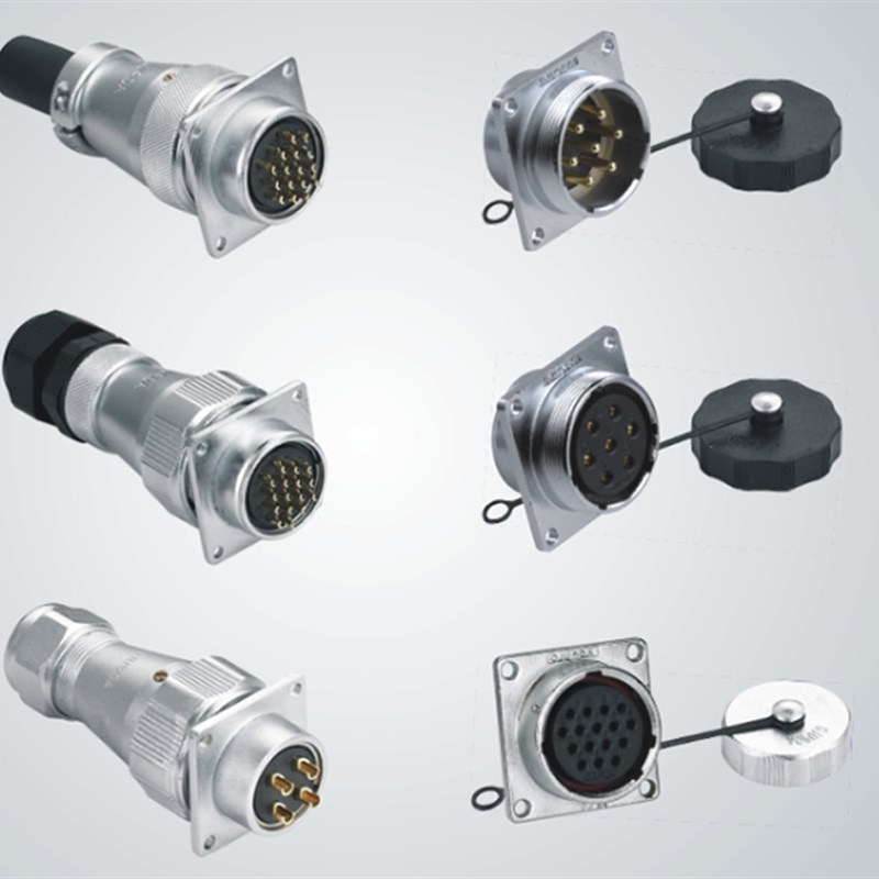 AOPULO澳普龙AS40K31Z 40J31TQ 5芯15芯31芯26芯航空插头方形插座