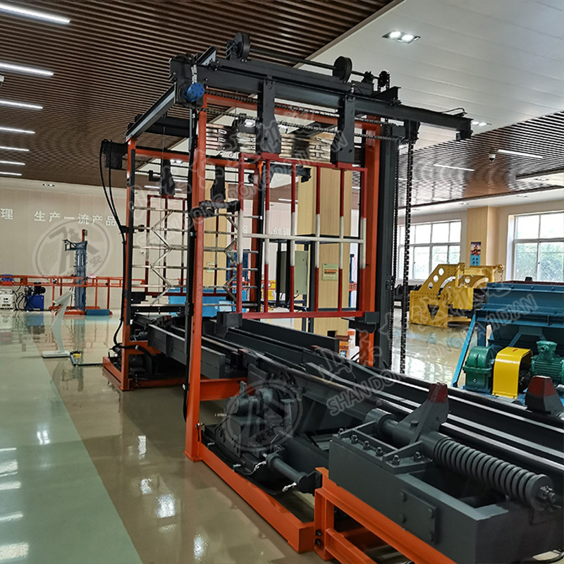 矿用副井操车系统 弯道销齿推车机 矿用操车成套设备