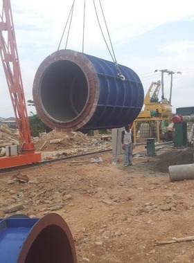 Suspended Roller Cement Culvert Drain Pipe Making Machine
