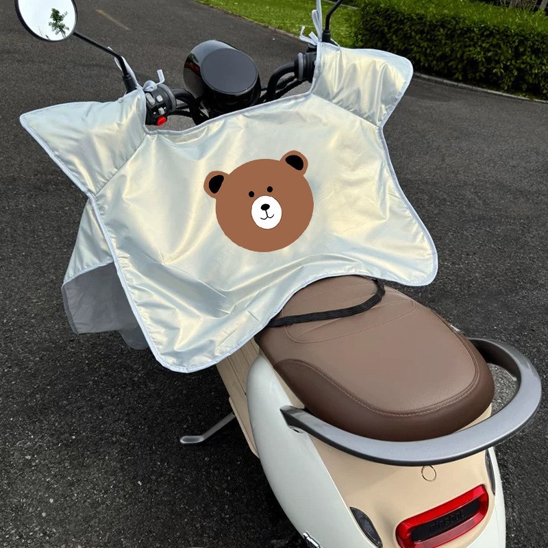 挡雨防水夏季防晒电瓶三轮车一z件四季通用罩防水电动车挡风被代