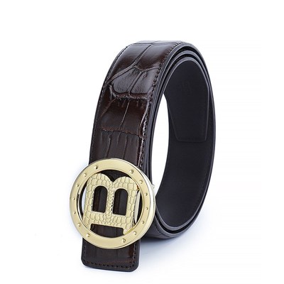 皮带男士牛皮板扣真皮裤腰带x男款创意休闲百搭装饰女厂家