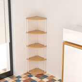 三角形角柜落地墙角置物架客厅拐角收纳架书架卧室餐厅角落转角柜